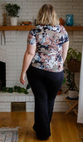 Baskets of Flowers Floral Tee
