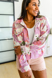 Bring the Bouquet Floral Corduroy Jacket