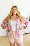 Bring the Bouquet Floral Corduroy Jacket