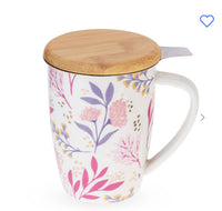 Pinky Up Ceramic Tea Mug & Infuser