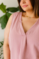 Calling For Spring Sleeveless Blouse