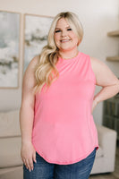 Can’t Wait for Spring Hi-Lo Sleeveless Top in Pink