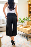 Casual and Carefree Wide Leg Cropped Pants