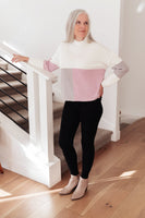 Color Block Top in Lavender
