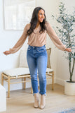 Christina Fringed Pocket Slim Fit Jeans