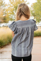 Classic Printed Blouse