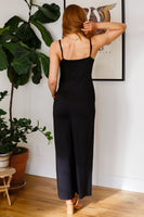 Cobblestone & Cafes Jumpsuit in Black