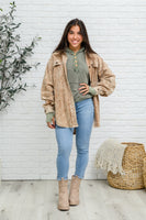 Colombia Button Pullover Hoodie In Green