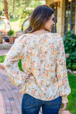 Courtney Floral Button Up Top