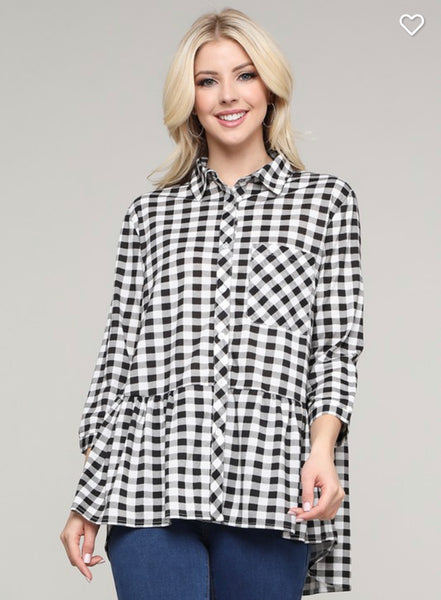 Plaid Is The New Black Top