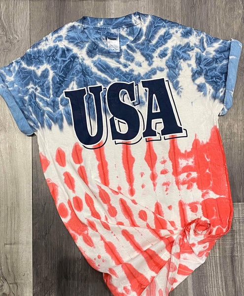 Tie Dye USA Shirt
