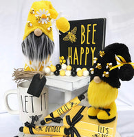 Plush Bumblebee Gnome 2pk