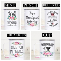 Mugsby Sassy Insulated Travel Mugs 120z