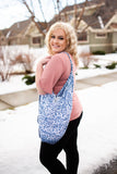 Handcrafted Damask Print Pattern Bohemian Bag