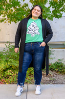 Dalmatian Tree Graphic Tee in Kelly Green