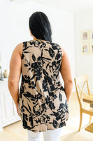 Delia Sleeveless Floral Tank
