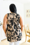 Delia Sleeveless Floral Tank
