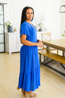 Drift Away Tiered Midi Dress