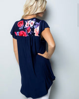 Stunning Navy Top