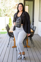 Effortlessly Chic Sling Bag In Black