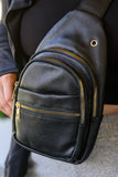 Effortlessly Chic Sling Bag In Black