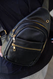 Effortlessly Chic Sling Bag In Black