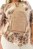 Effortlessly Chic Sling Bag in Light Stone