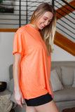 Emersion Oversized Raw Edge Tee