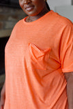 Emersion Oversized Raw Edge Tee