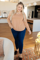 Every Girl's Favorite Basic Top in Apricot
