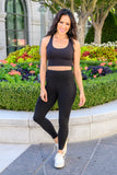Everyday Microfiber Hi Waist Leggings In Black