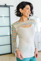Evidently Extra Peekaboo Cut Out Top