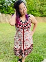 Chloe Flirty V-Neck Dress