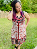 Chloe Flirty V-Neck Dress