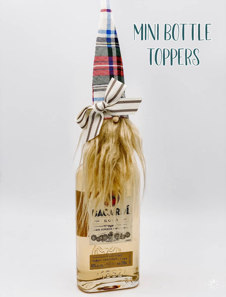 Mini Mystery Gnome Holiday Wine Topper