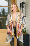 Feel The Air Plaid Kimono
