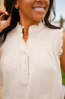Feeling Fine Ruffle Detail Blouse