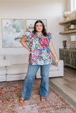 Katrina High Waist Distressed Denim Trousers