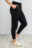 French Terry Joggers In Black