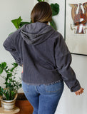 Give Me More Corduroy Jacket in Charcoal