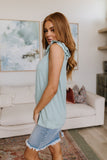 Good For You Ruffle Detail Tank