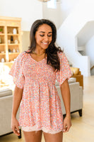 Halifax Floral Babydoll Top