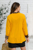 I Have A Dream Animal Print Blazer in Mustard