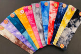 Cotton Tie Dye Yoga Headband with Buttons for Masks (Ear Savers)