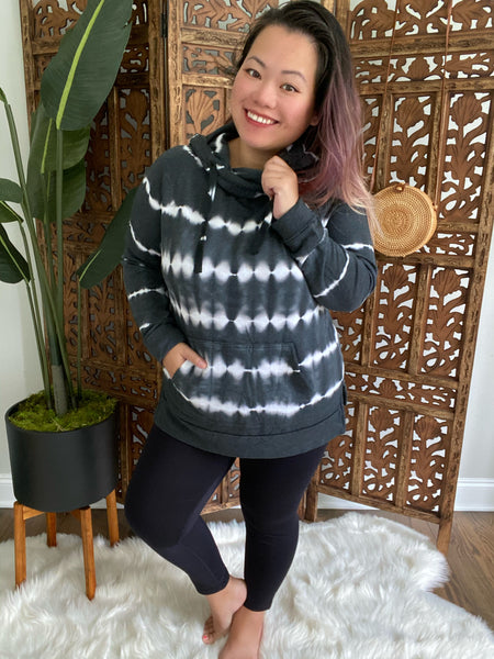 Grey Skies Tie Dye Hoodie