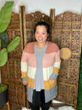 Blocked By Colors Cardigan