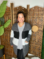Blocked By Colors Cardigan