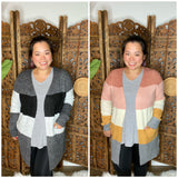 Blocked By Colors Cardigan