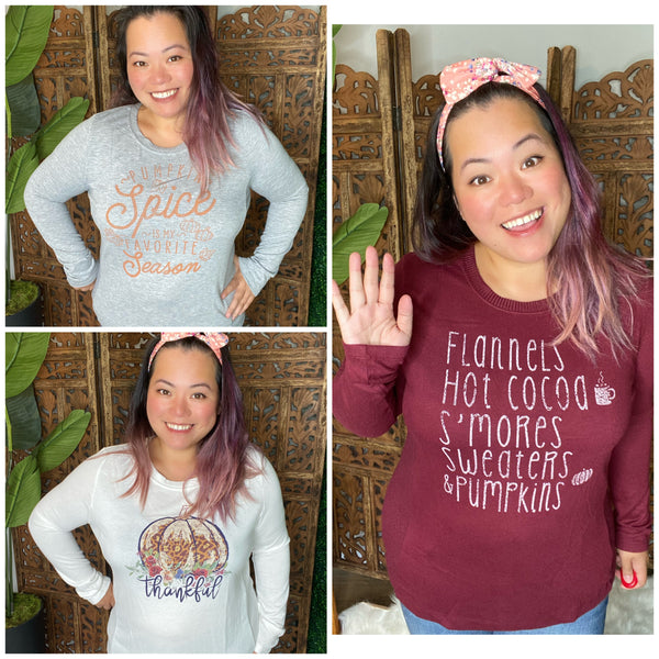 Fall Festivities Long Sleeve Tee