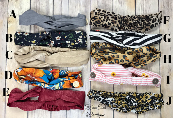 Part 4 Head Band with Buttons for Masks (Ear Savers)